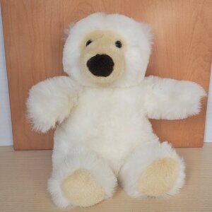 Vintage Westcliff Collection Polar Teddy Bear White Beige Brown Plush Toy 12"